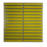 Concave Honey Stack Mosaic Tile Gloss 300x296