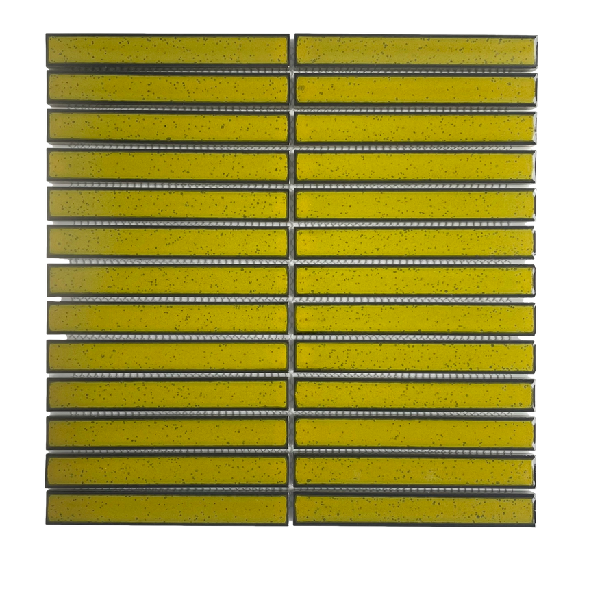 Concave Honey Stack Mosaic Tile Gloss 300x296