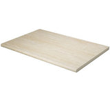 Avoca 400x600 Round Edge Bullnose External Bullnose Sabbia Vein Cut Travertine Look Tile