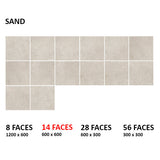 Concrete Rock Sand 600x600 Grip Concrete Look tile