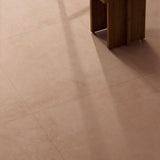 Venice Clay 600x600mm Matt Concrete Look Square Tile shown in a supplier lifestyle setting