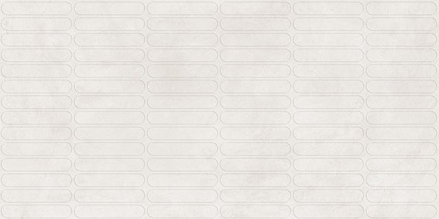 Venice Bianco 600x1200mm Matt 3D Capsule Feature Wall Tile surface