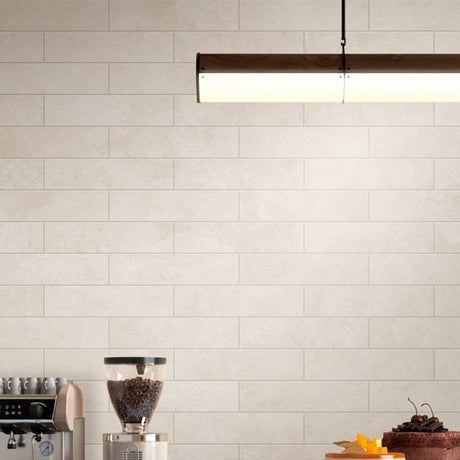 Venice Crema 60x250mm Matt Subway Tile shown in a supplier lifestyle setting