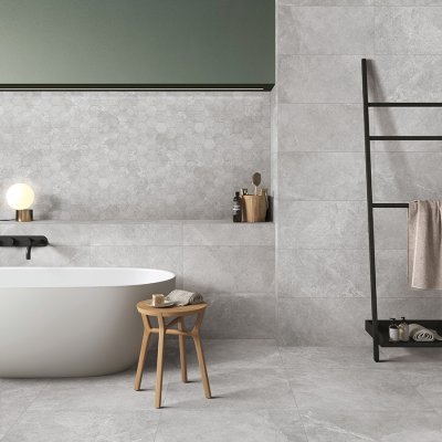 Enzo Cinder Lappato 300x600mm Stone Look Porcelain Tile