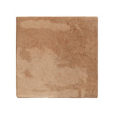 Majorca Cotto Gloss porcelain 100x100mm square tile, full tile on white background