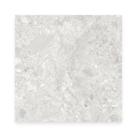Matera Cielo stone look tile design face, 600x600mm