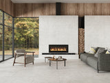 Matera Luna stone look tiles in a room setting