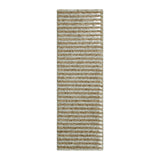 Micare Canale Linen Dark gloss porcelain wall tile, 50x150mm, mineral glaze face 1