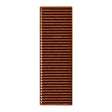 Micare Canale Saffron Dark gloss porcelain wall tile, 50x150mm, mineral glaze face 1