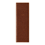 Micare Canale Saffron Dark gloss porcelain wall tile, 50x150mm, mineral glaze face 1