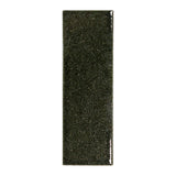 Micare Evergreen Dark gloss porcelain wall tile, 50x150mm, mineral glaze face 1