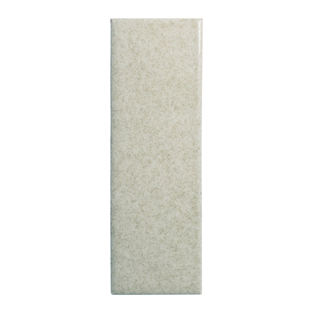 Micare Linen Light gloss porcelain wall tile, 50x150mm, mineral glaze face 1
