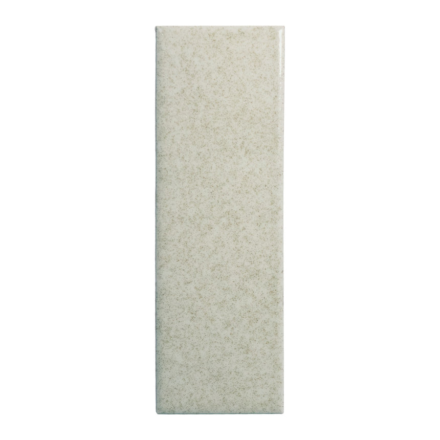 Micare Linen Light gloss porcelain wall tile, 50x150mm, mineral glaze face 1