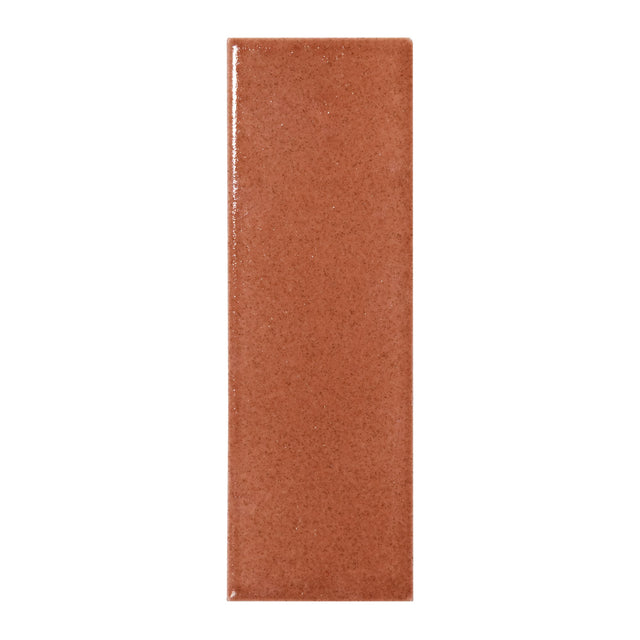 Micare Saffron Light gloss porcelain wall tile, 50x150mm, mineral glaze face 1