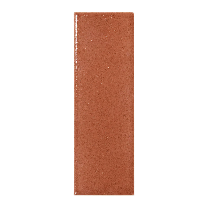 Micare Saffron Light gloss porcelain wall tile, 50x150mm, mineral glaze face 1