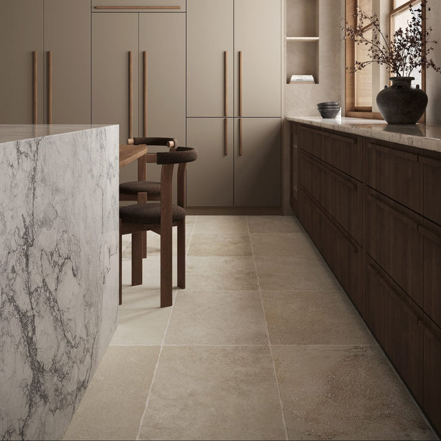 Noosa 400x600 Travertine Look Beige External Porcelain Tile lifestyle image