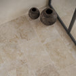 Noosa 400x600 Travertine Look Ivory Matt Porcelain Tile lifestyle image