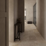 Noosa Ivory 400x600 travertine look porcelain tile with irregular edges