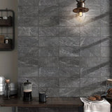 Capri Pepper Subway Tumbled Edge Tile 100x200
