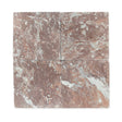 Red Rose 150x150mm tumbled natural stone tile, genuine colour and texture