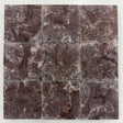Regal Purple 100x100mm tumbled natural stone — original supplier photograph