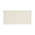 Full Yoko Daisy gloss ceramic wall tile 62.5x125mm, centred with white margins